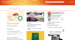 Desktop Screenshot of meliusz.hu